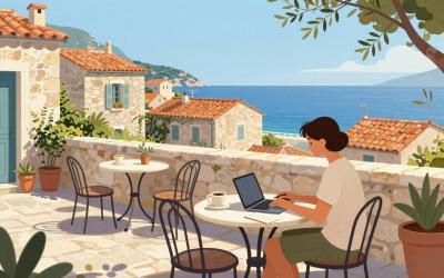 Illustrative header image for Digital Nomad and Remote Work