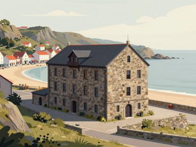 AI-generated illustration of Musée Basque et de l'Histoire de Biarritz