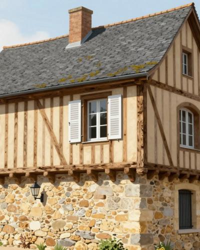 AI-generated illustration of Vieux Aubusson (Old Town)