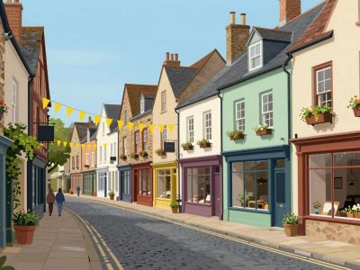 AI-generated illustration of Vieux Chinon (Old Town)