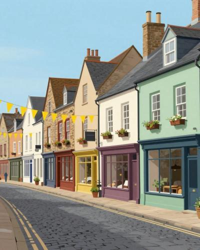 AI-generated illustration of Vieux Chinon (Old Town)