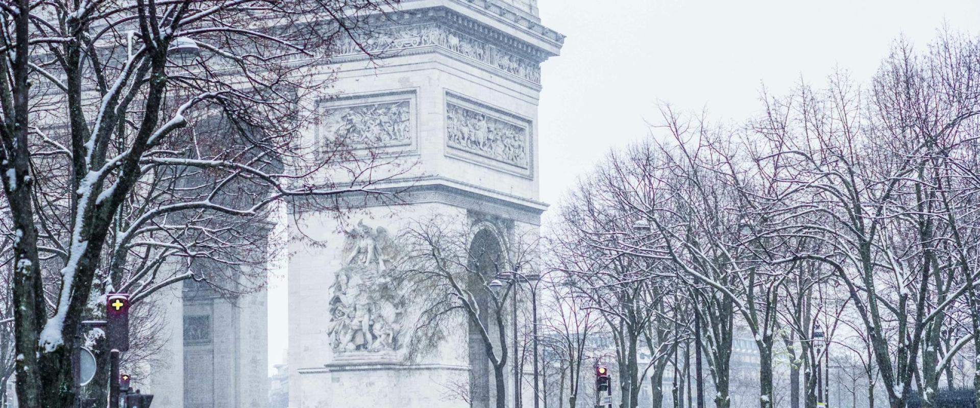 Paris in the Snow