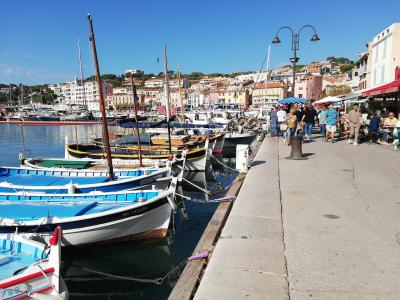 Fishing boats in the old port of Cassis