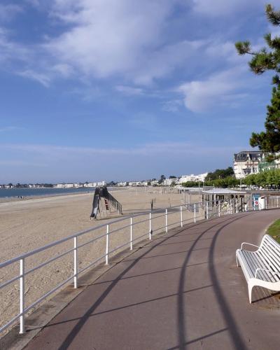 The seafront promenade of La Baule beside the casino
