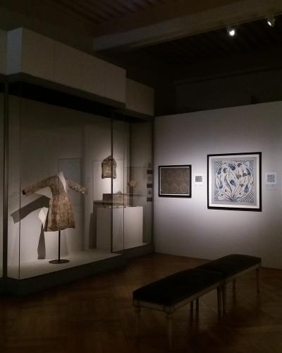 A textile gallery in the Musée des Tissus, Lyon