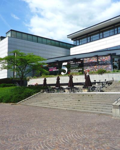 The Musée de Grenoble beside the Isère