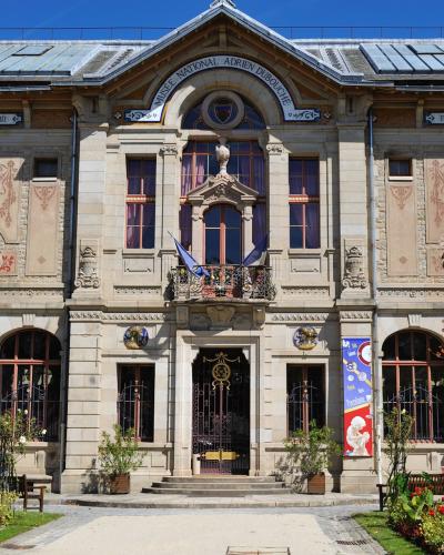 The facade of the Musée national Adrien Dubouché, the porcelain museum in Limoges